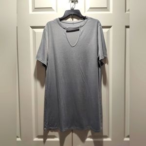 Like new Gray T-shirt dress size XXL